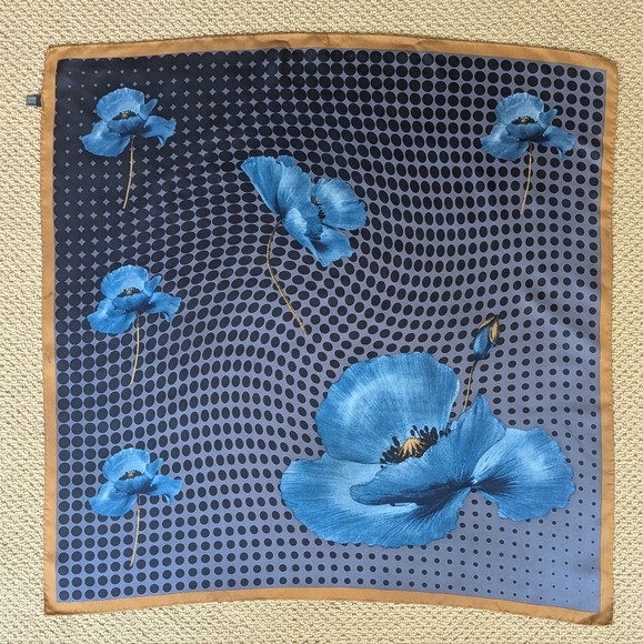 Silk Square Scarf 34x34" - Picture 1 of 2